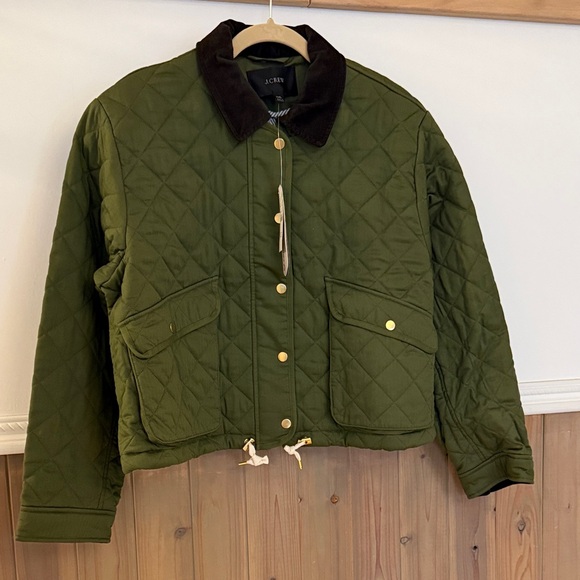 J. Crew Limited-edition cropped quilted Barn Jacket XXL new - Picture 5 of 11